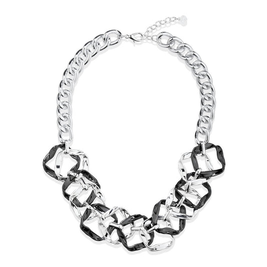 Colorful Beaded Necklace with Shell Accents