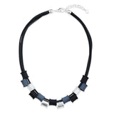 Rainbow Gem Petal Necklace