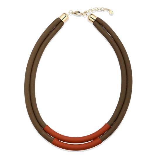 Coffee Bloom Charm Necklace