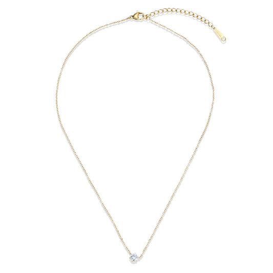 Gold Chain Minimalist Gem Pendant Necklace