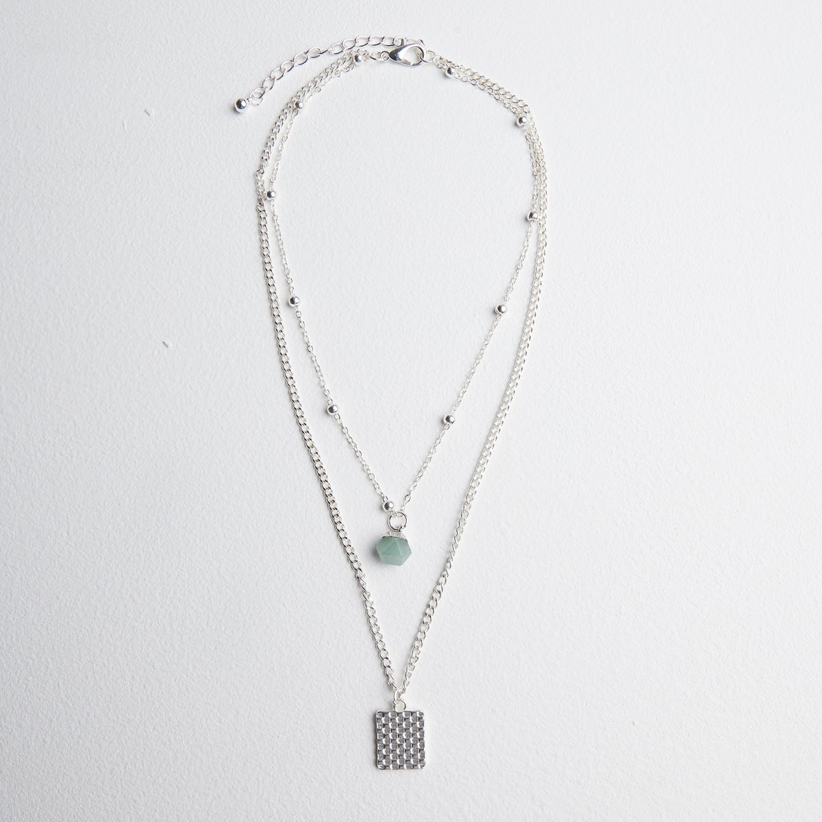 Silver Statement Link Necklace