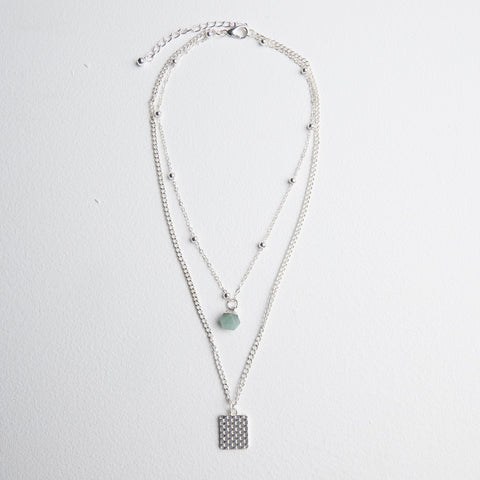 Silver Statement Link Necklace