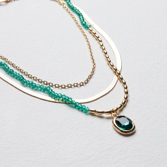 Golden Statement Chain Necklace