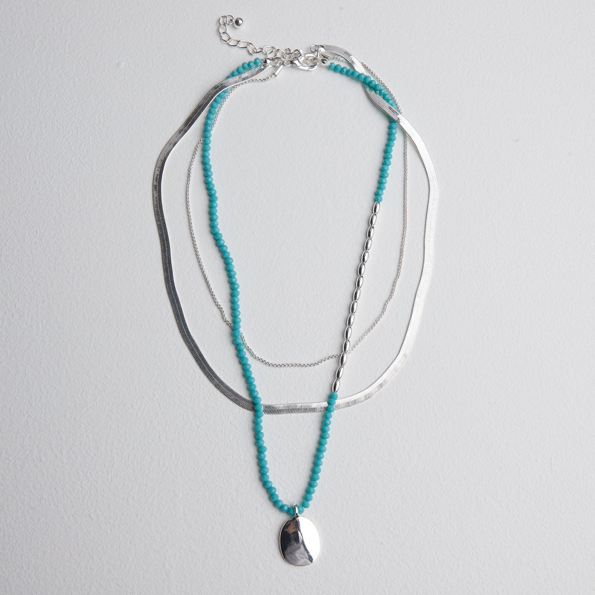 Silver Elegant Link Necklace