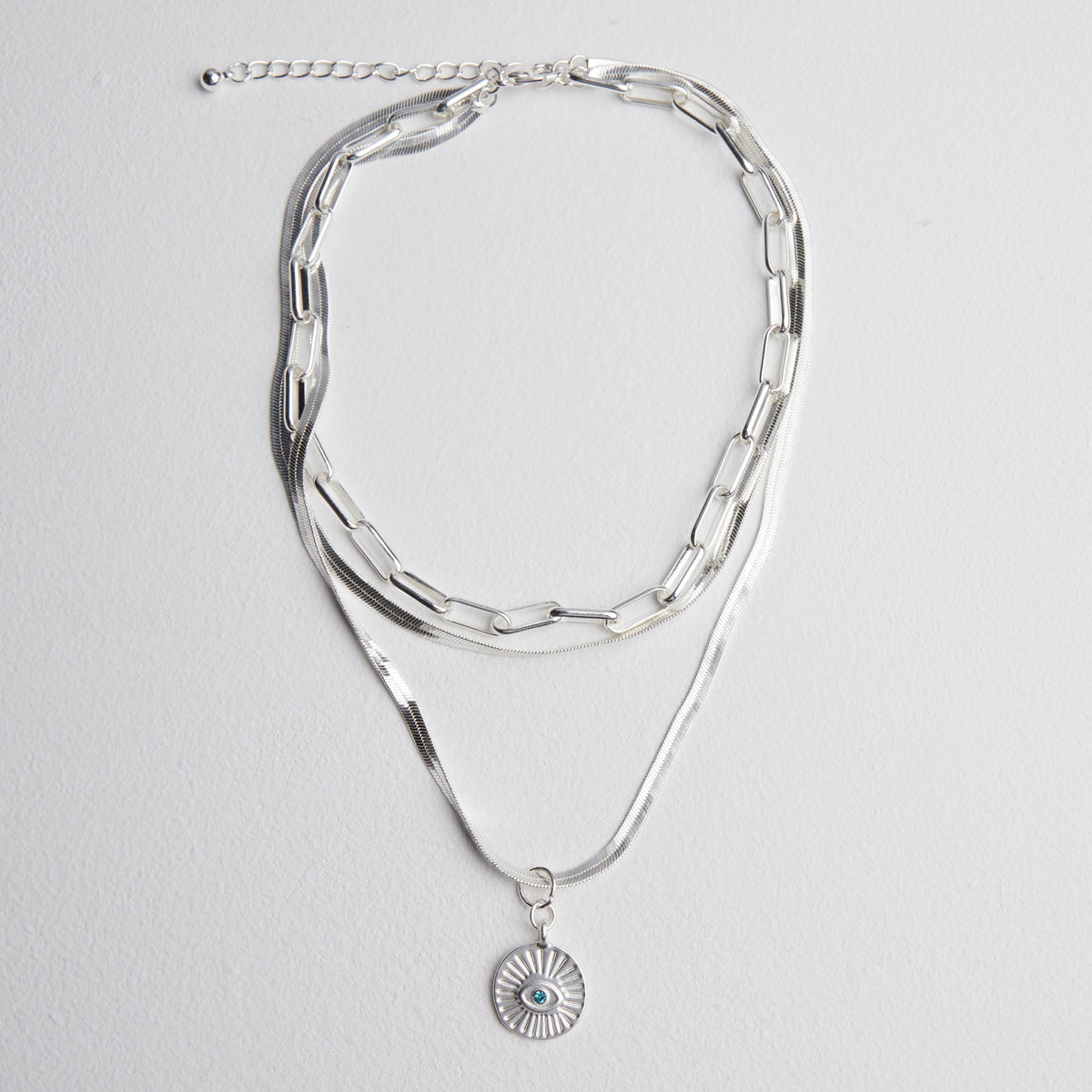 Silver Bold Link Necklace