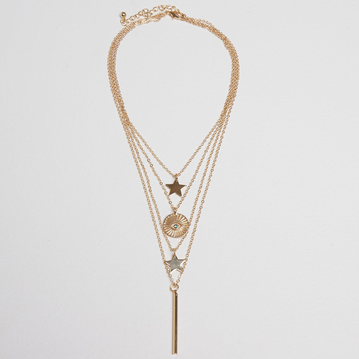 Golden Statement Chain Necklace