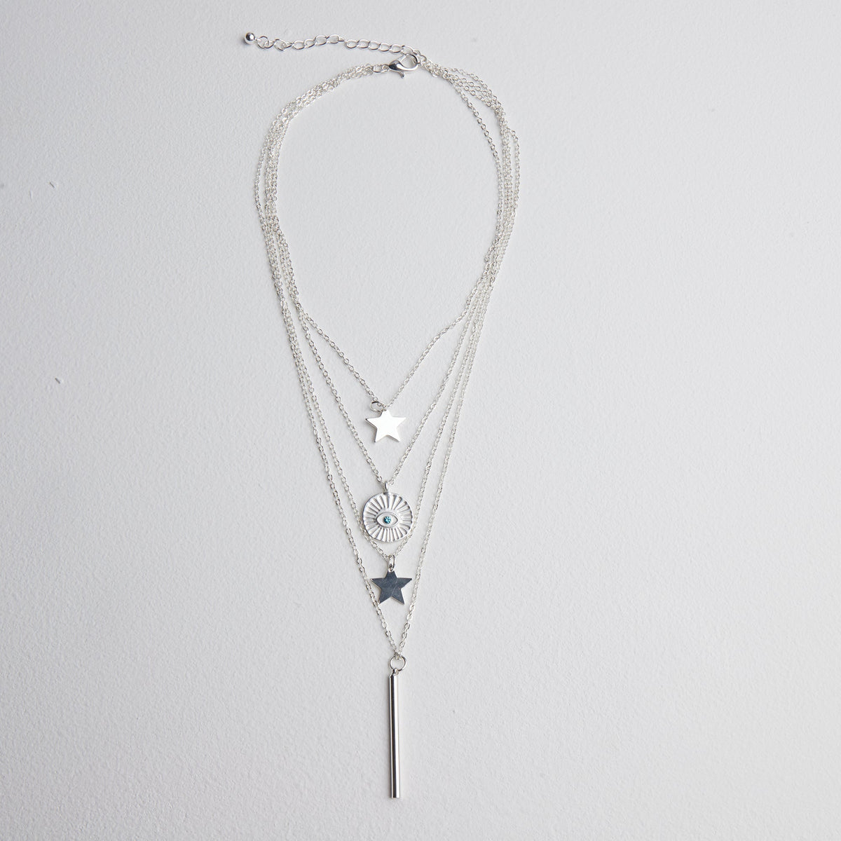 Silver Statement Chain Necklace