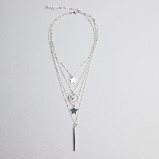 Silver Statement Chain Necklace