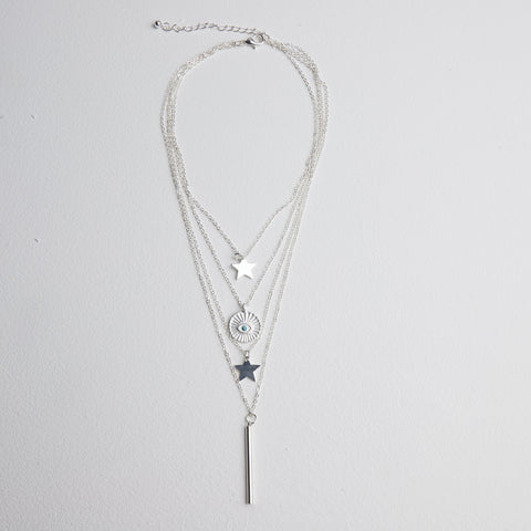 Silver Statement Chain Necklace