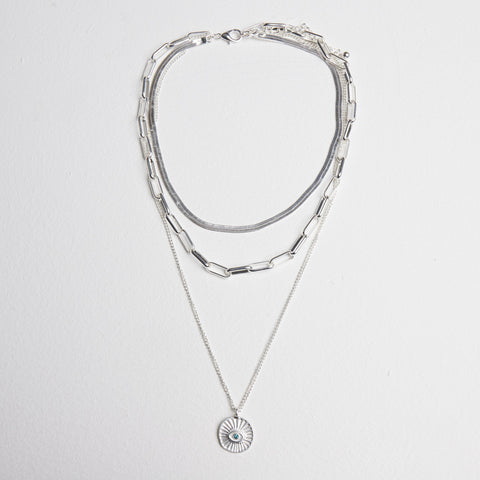 Silver Chunky Chain Necklace