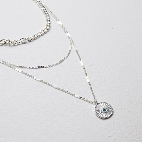 Silver Sleek Chain Necklace