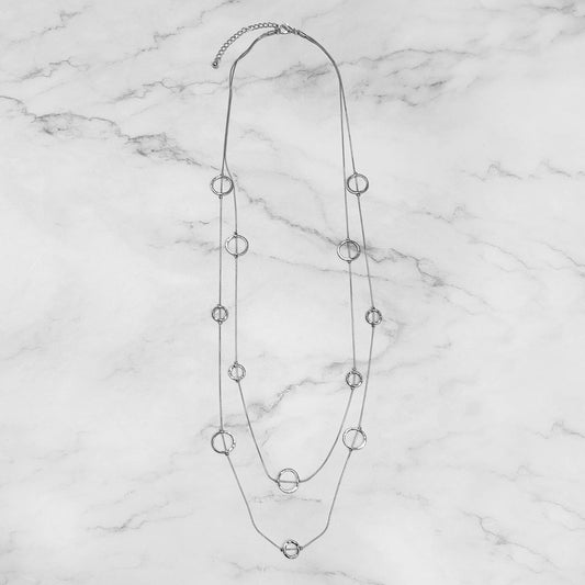 Tiny Circles Chain Neckalce