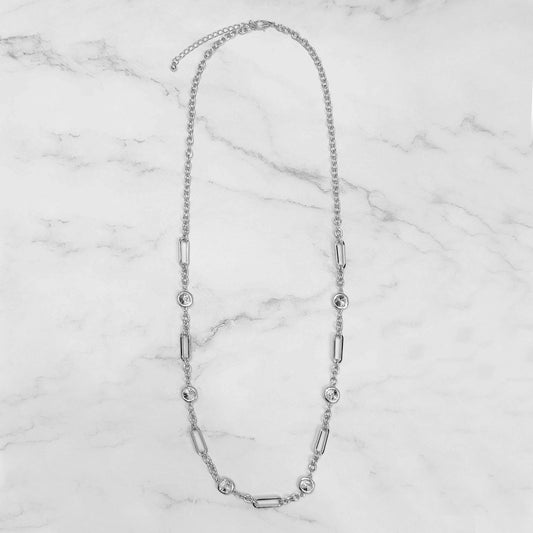 Diamante Long Chain Neckalce