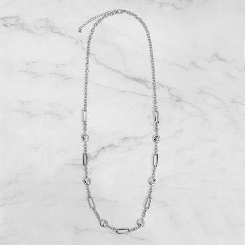Diamante Long Chain Neckalce