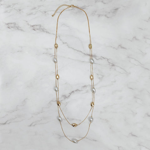 Diamond Cut Pebbles Necklace