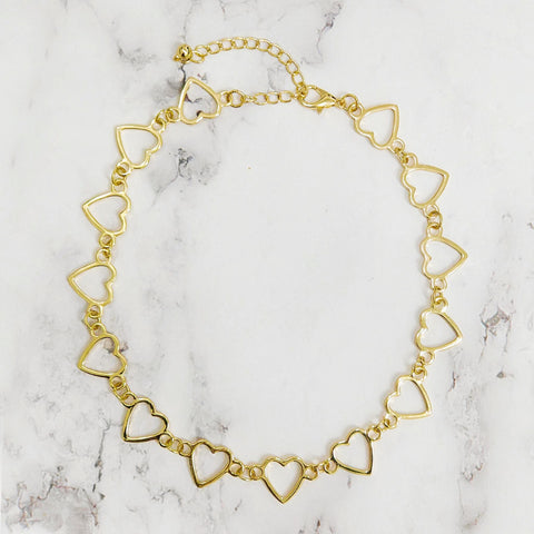 Multiple Hearts Necklace