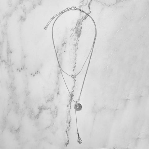 Dangling Heart Pendant Necklace