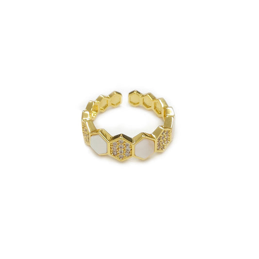 Hexagon Golden Ring