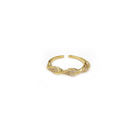 Braided Skinny Golden Ring