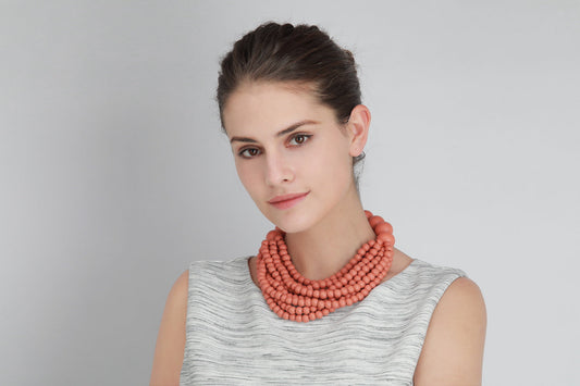 Multi-Layer Wooden Beads Necklace
