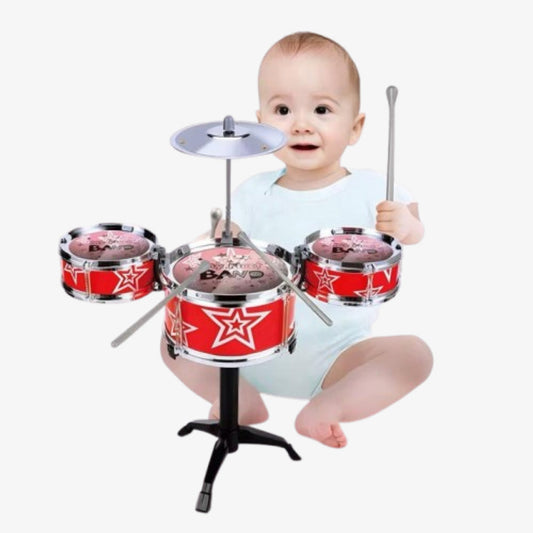 Musical instrument jazz drum three drum set