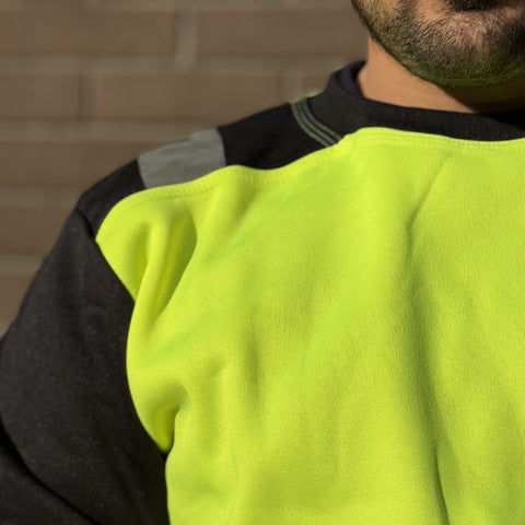 Hi Viz Reflective Visibility Work Safety Sweatshirt