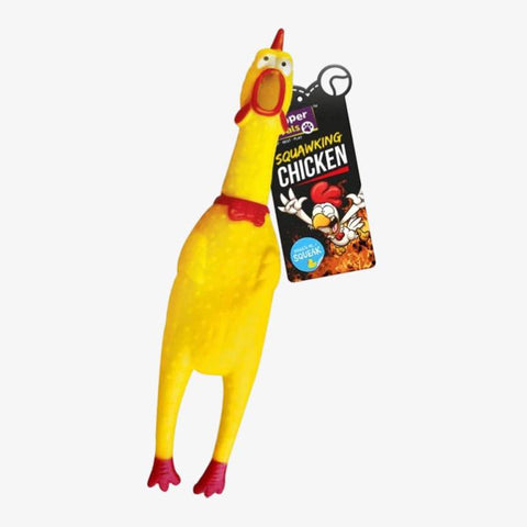 Pet Dog Toy Squeaky Chicken 25 cm