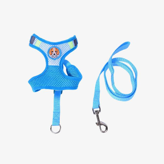 Dog Leash Reflective With Soft Harness Vest Size Small