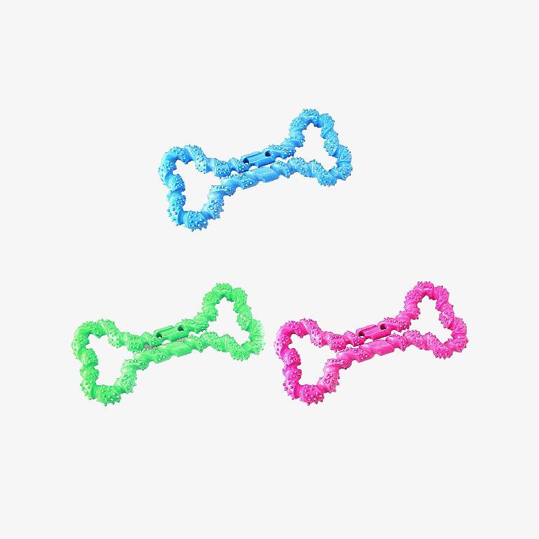Pet Dog Toy Silicone Bone 18 cm