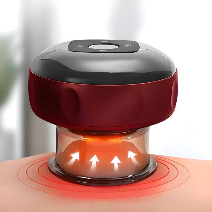 Smart Dynamic Cupping Therapy Set with Red Light