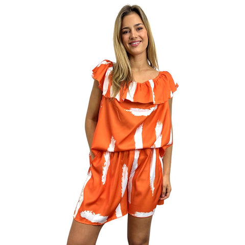 BERMUDA SHORTS CO-ORD SUPER SOFT SILK FEEL LIGHTWEIGHT SATIN MATERIAL