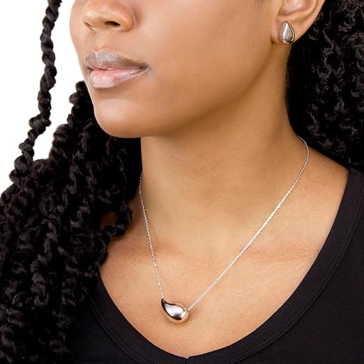 Pear Slider Pendant Necklace for women