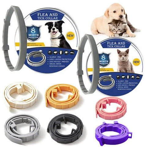 Adjustable Flea and Tick Collar for Dogs & Cats