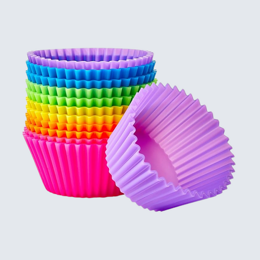 Round Reusable Silicone Baking Cups