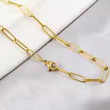 Elegant 18K Gold Plated Link Bracelet