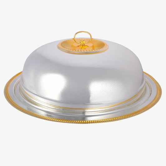 SQ Professional Durane Ornate Party Food Serving Cloche with Tray