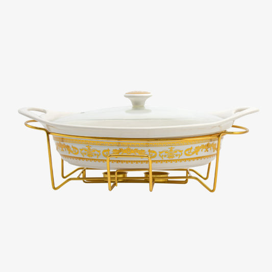SQ Professionals Durane Porcelain Banquet Chafing Dish