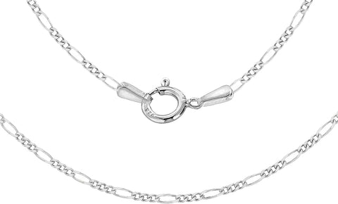 Silver Figaro Chain Necklace