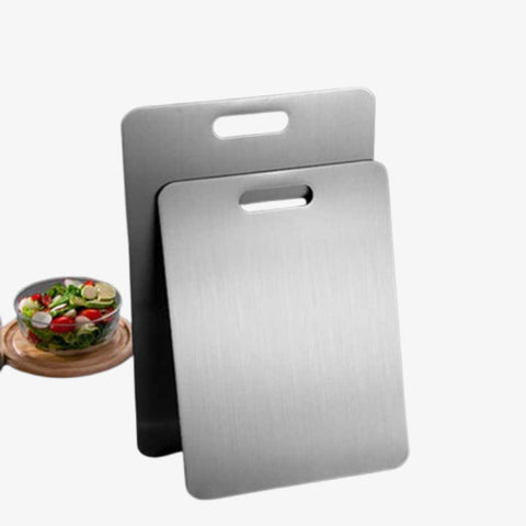 Stainless Steel Chopping Board Anti-mold and Anti-bacteria Portable Food-grade Double-sided Available Chopping Board Cutting
