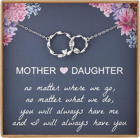 Sterling Silver Circles Necklaces for Women