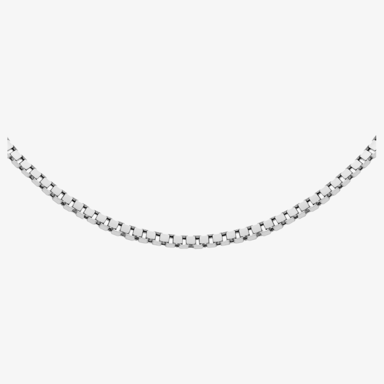 Sterling Silver Box Chain Necklace