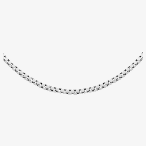 Sterling Silver Box Chain Necklace