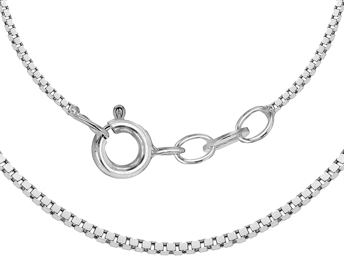 Sterling Silver Box Chain Necklace