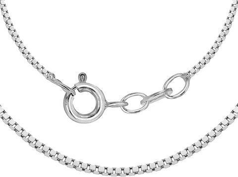 Sterling Silver Box Chain Necklace