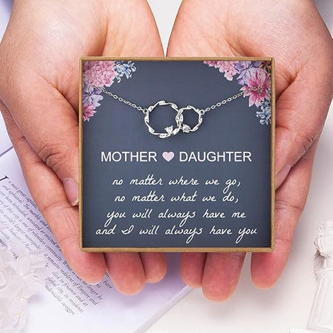 Sterling Silver Circles Necklaces for Women