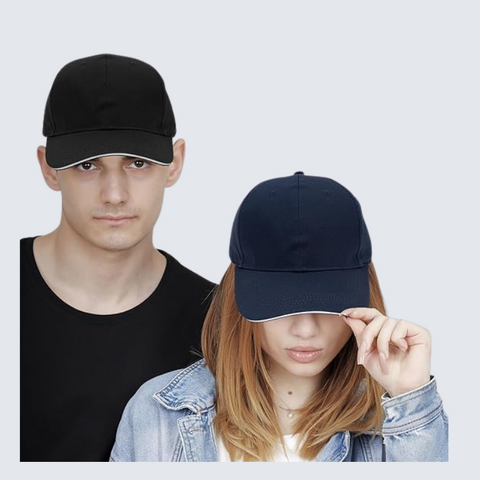 3-Pack Cotton Baseball Caps for Men