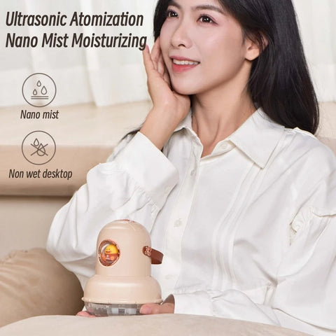 Portable Ultrasonic Humidifier with Digital Display – Adjustable Mist Levels for Home & Office
