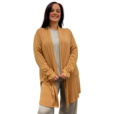 Open Front Cozy Knit Cardigan (Various Colors)