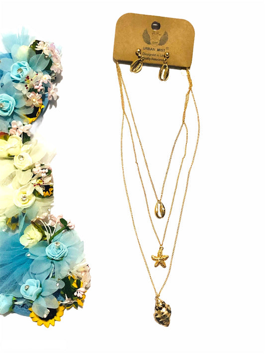 Sea Creature Necklace Set