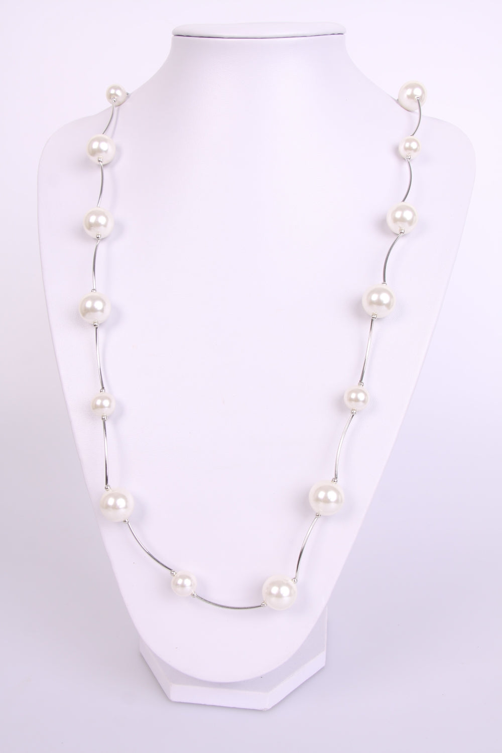 Urban Mist Necklace Metal  & Color Sphere in a Link